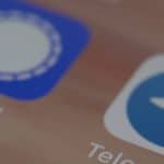 app Signal e Telegram su schermo del telefono