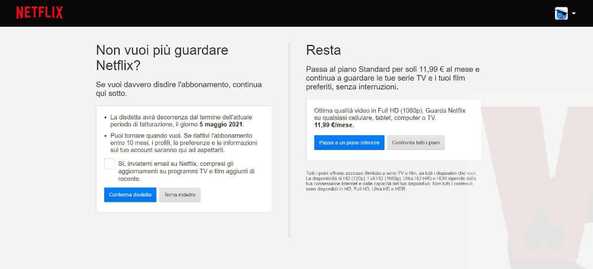 disable Netflix from browser