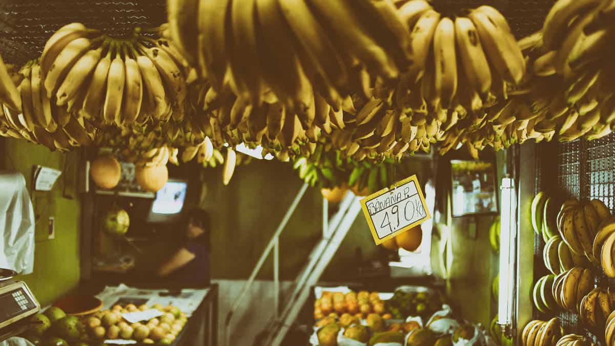tante banane vendute al mercato Too good to go