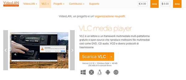 miglior player video VLC