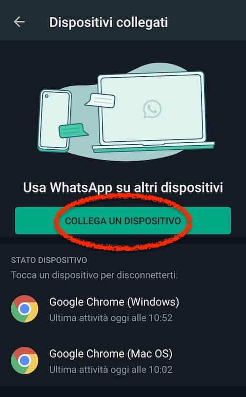 controllare Whatsapp coniuge con whatsapp web