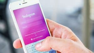 Pagina log in di Instagram