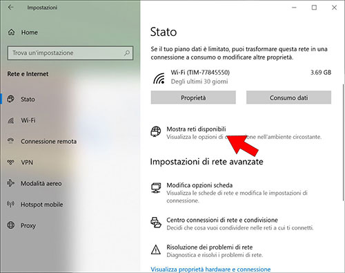 indirizzo ip statico modifica opzioni scheda windows 10