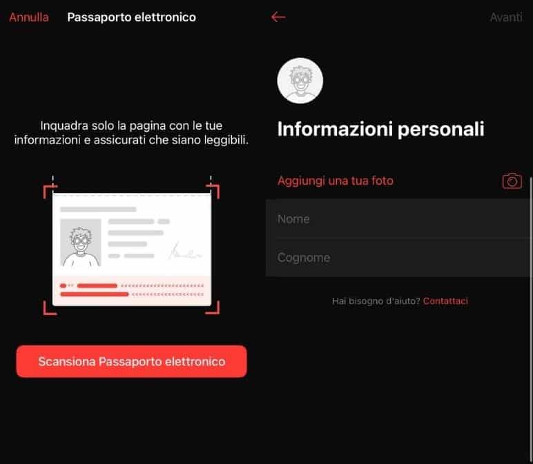 Scansione documenti per Satispay