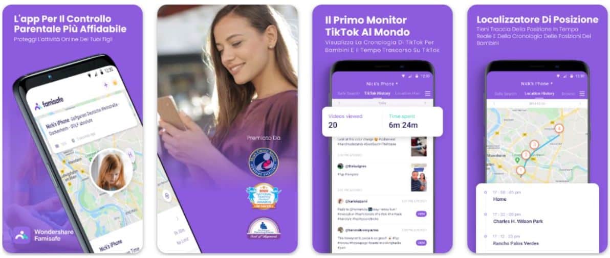 FamiSafe-Parental Controlling App per monitorare cellulari