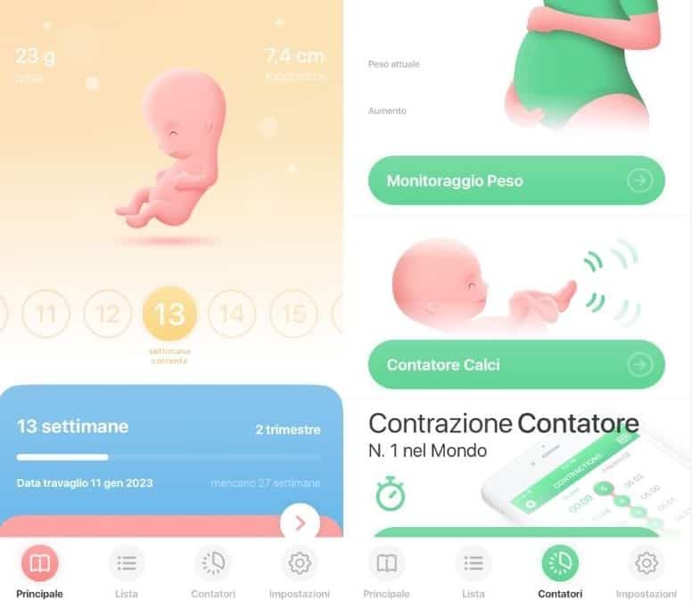 La mia gravidanza app gravidanza gratis
