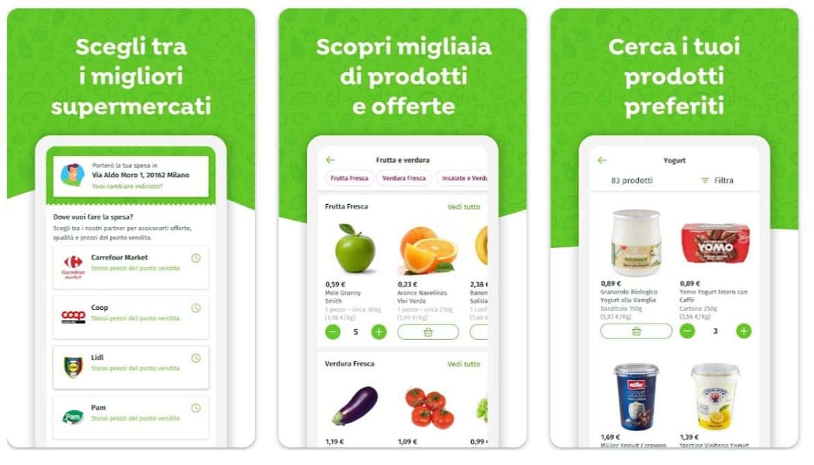 App per anziani per faccende domestiche Everli