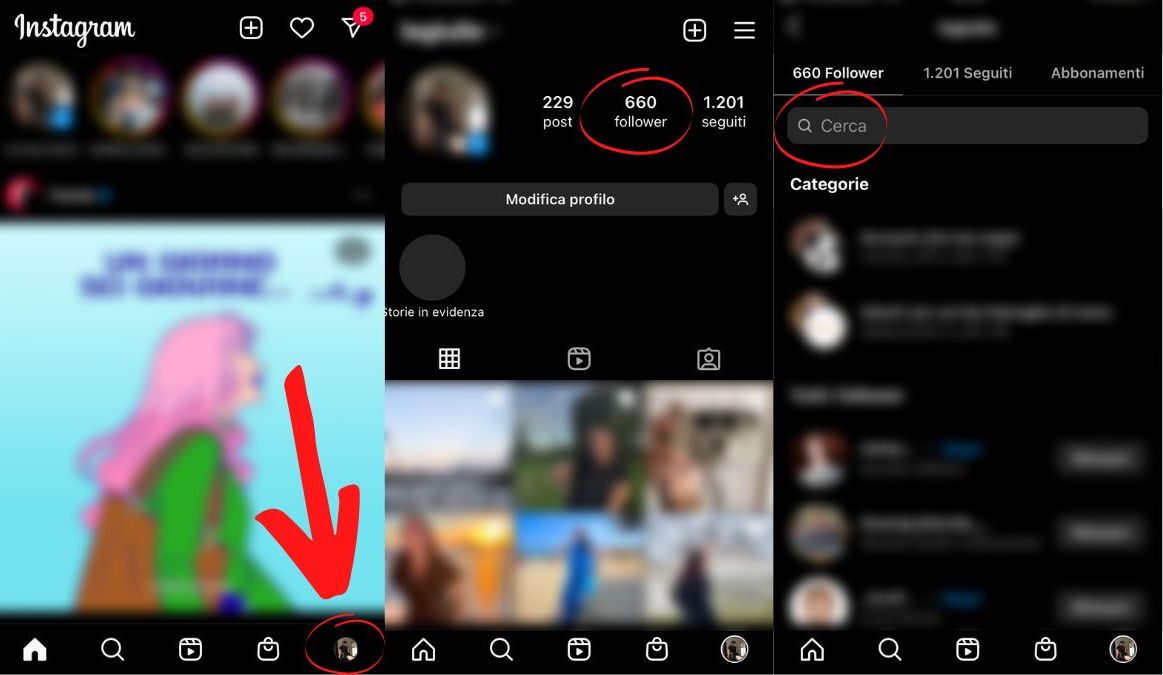 Come vedere chi smette di seguirti su Instagram da smartphone