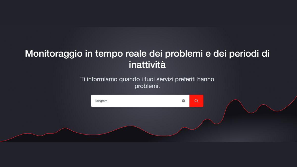 Verificare lo stato del server di Telegram su Downdetector.com